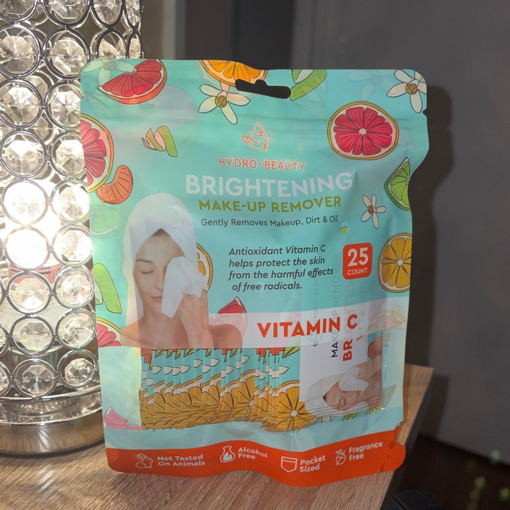 Vitamin C Brightening Make-Up Remover Wipes - Aqua